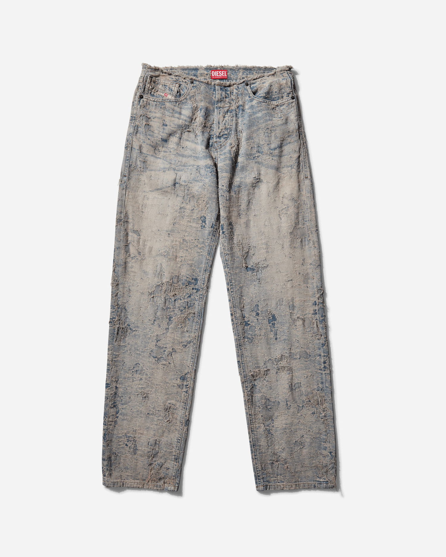 Džínsy Diesel Distressed Straight Denim Pants Modrá | A16489 01, 0