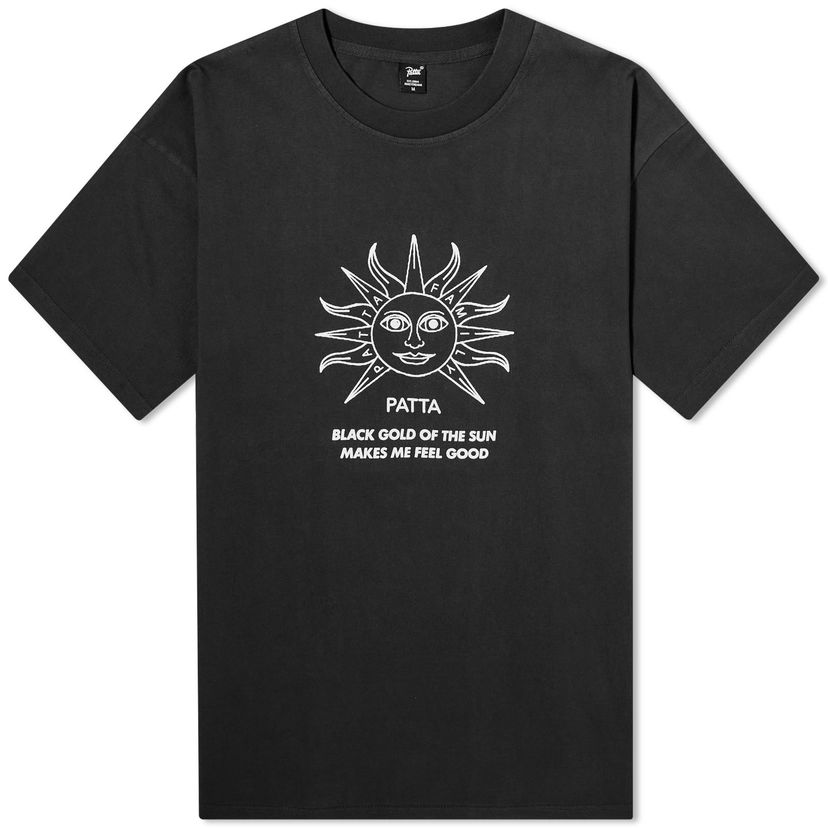 Tričko Patta Black Gold Sun T-Shirt Čierna | POC-SS24-290-0218-026