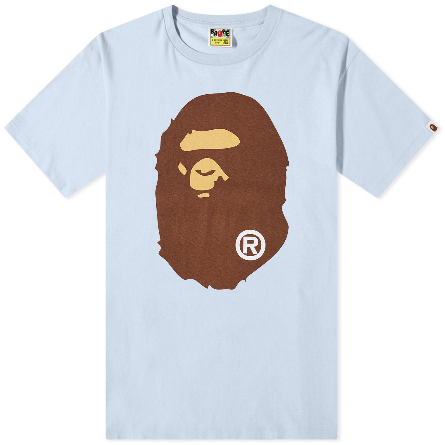 Tričko BAPE Pigment Big Ape Head T-Shirt Sax Modrá | 001TEJ301022M-SAX, 0