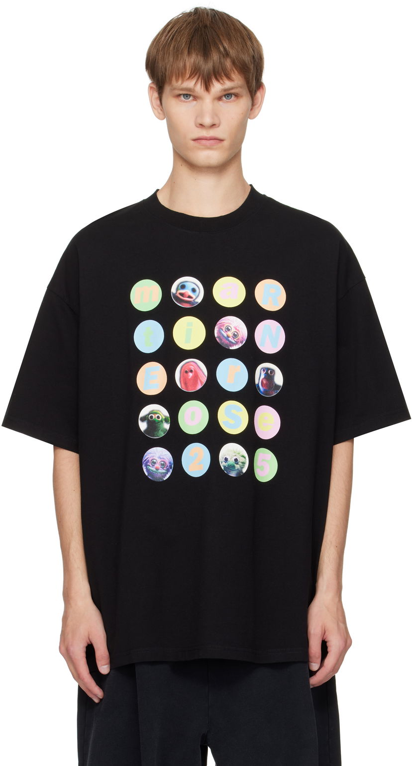 Tričko Martine Rose Martine Rose Oversized Graphic T-Shirt Čierna | 621JE06001J