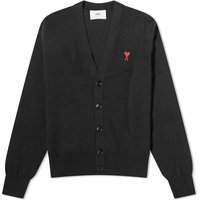 Sveter AMI Small A Heart Cardigan Čierna | BFHKC111-KN0025-001, 1