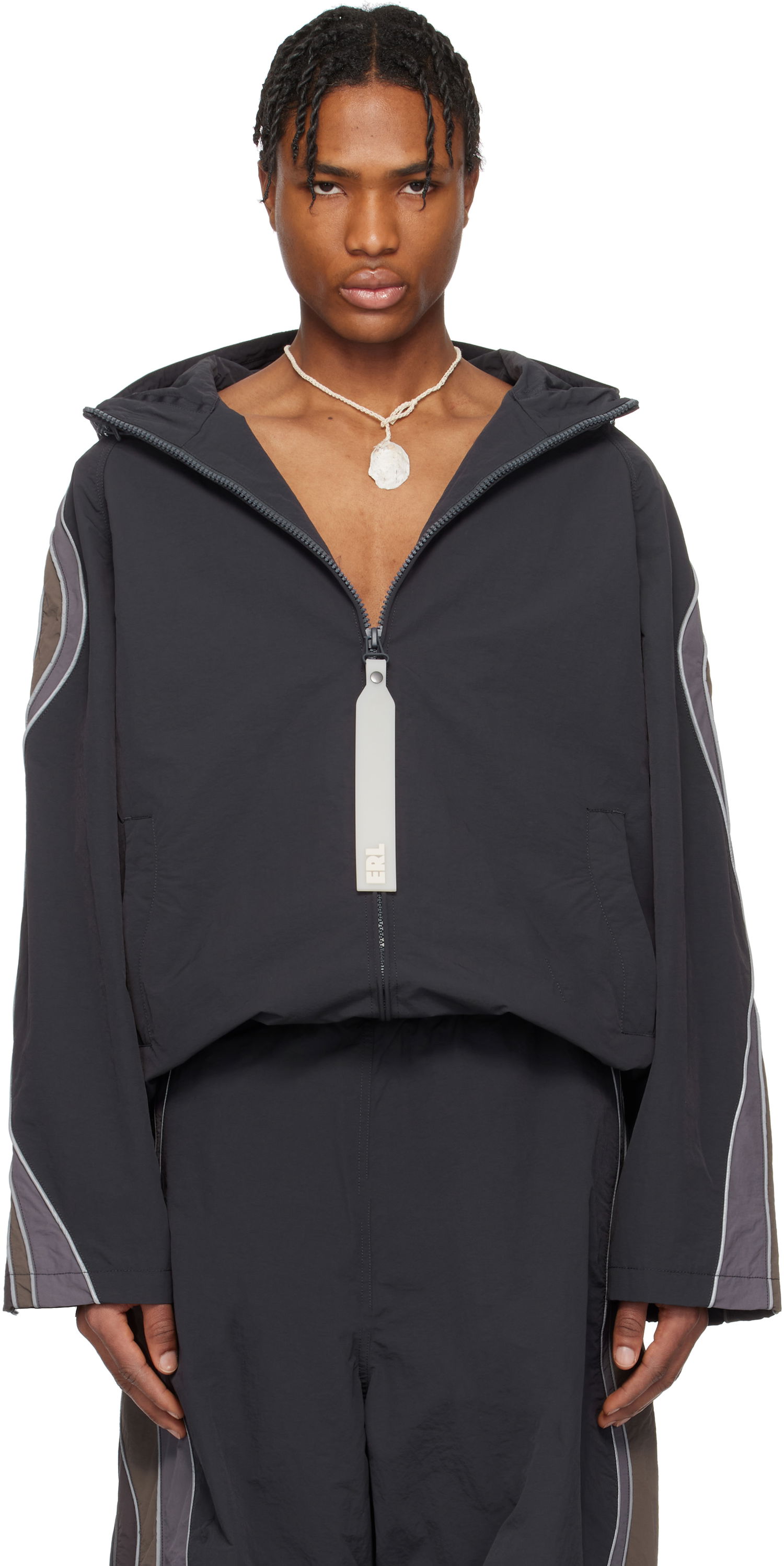 Vetrovka ERL ERL UFO Windbreaker Jacket Čierna | ERL10J015, 0