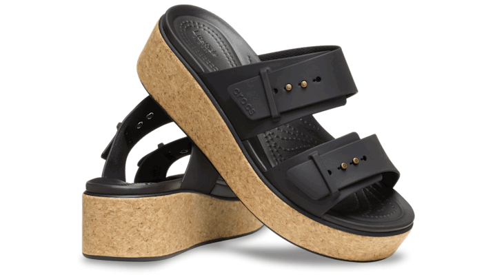 Tenisky a topánky Crocs Brooklyn Cork Buckle Sandals Čierna | 211252-001, 1