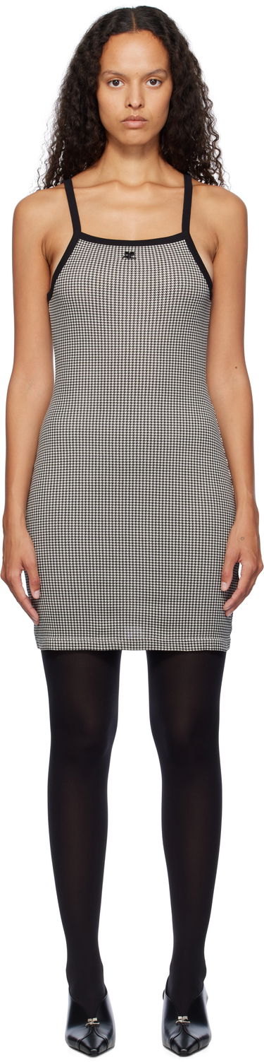 Šaty Courrèges Courrèges Houndstooth Mini Dress Čierna | 324JRO458JS0167, 0