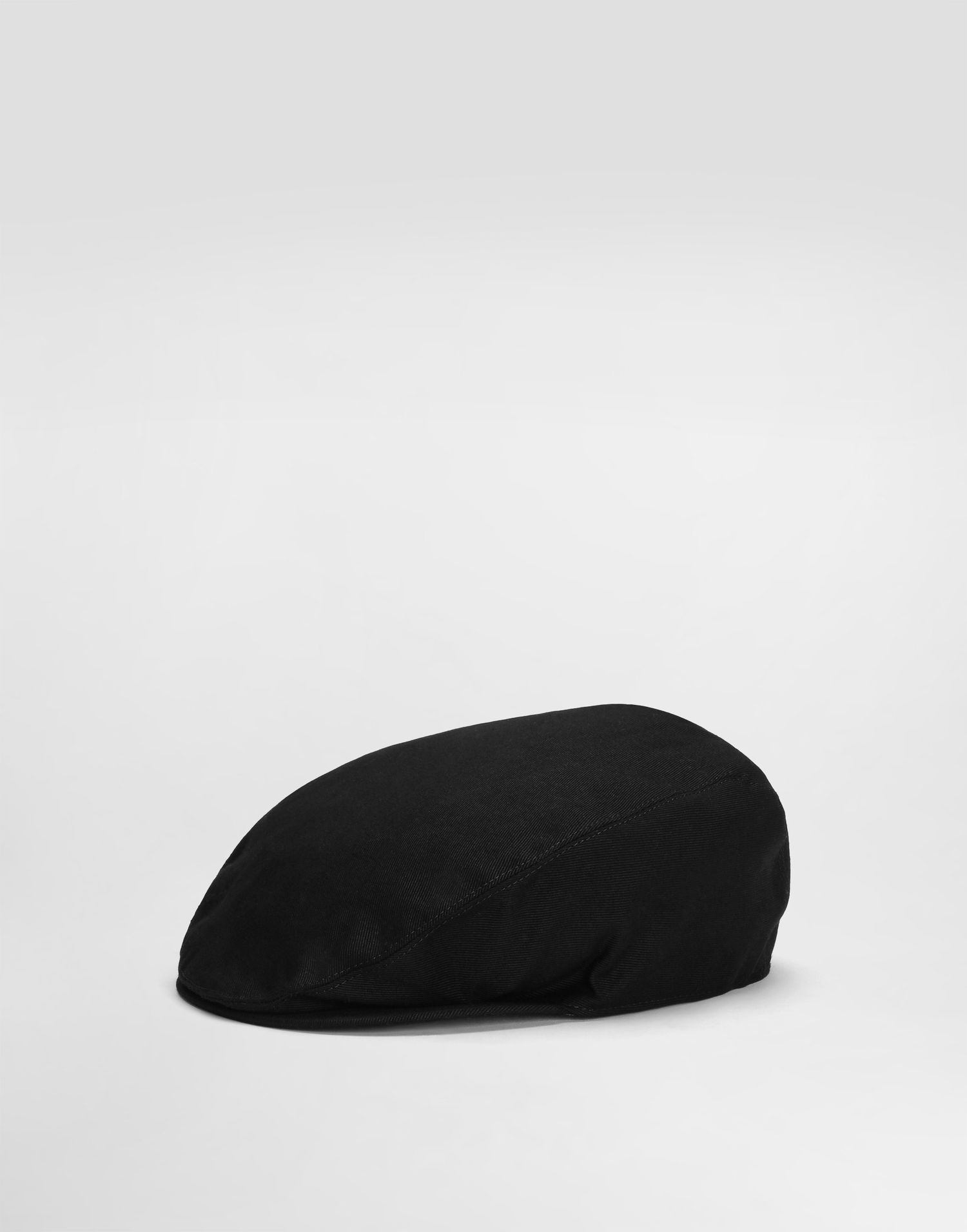 Baretka Dolce & Gabbana Cotton Flat Cap With Logo Čierna | GH587AGJ172N0000, 0
