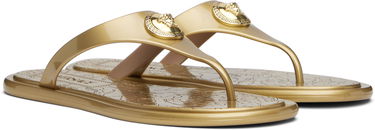 Doplnky Versace Versace Alia Metallic Flat Sandals Metalická | 1016248_1A14478, 3