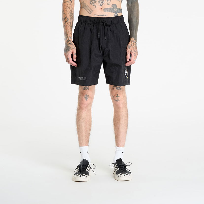 Šortky Pleasures PLEASURES Daft Club Crush Hiking Shorts Čierna | P25DP013-BLACK