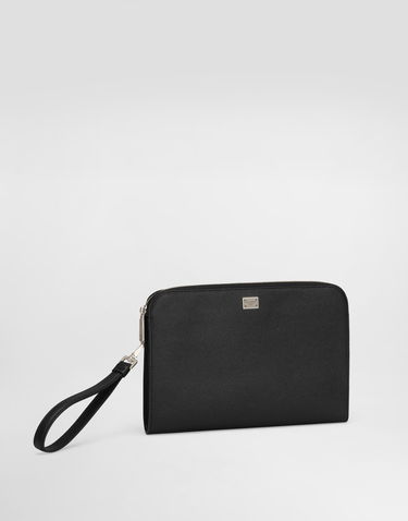 Kabelka Dolce & Gabbana Dolce & Gabbana Sicily Calfskin Clutch Čierna | BM2528BG66280999, 1