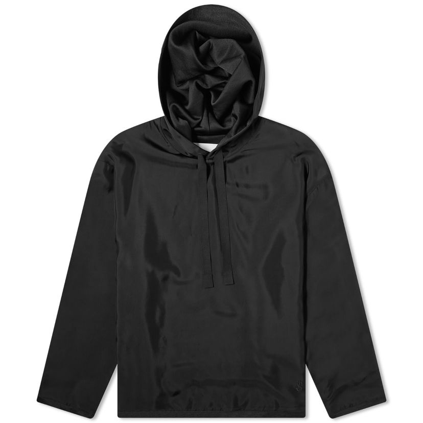 Mikina Jil Sander Embroiodered Popover Hoodie Čierna | J22GU0119-JTN323-001