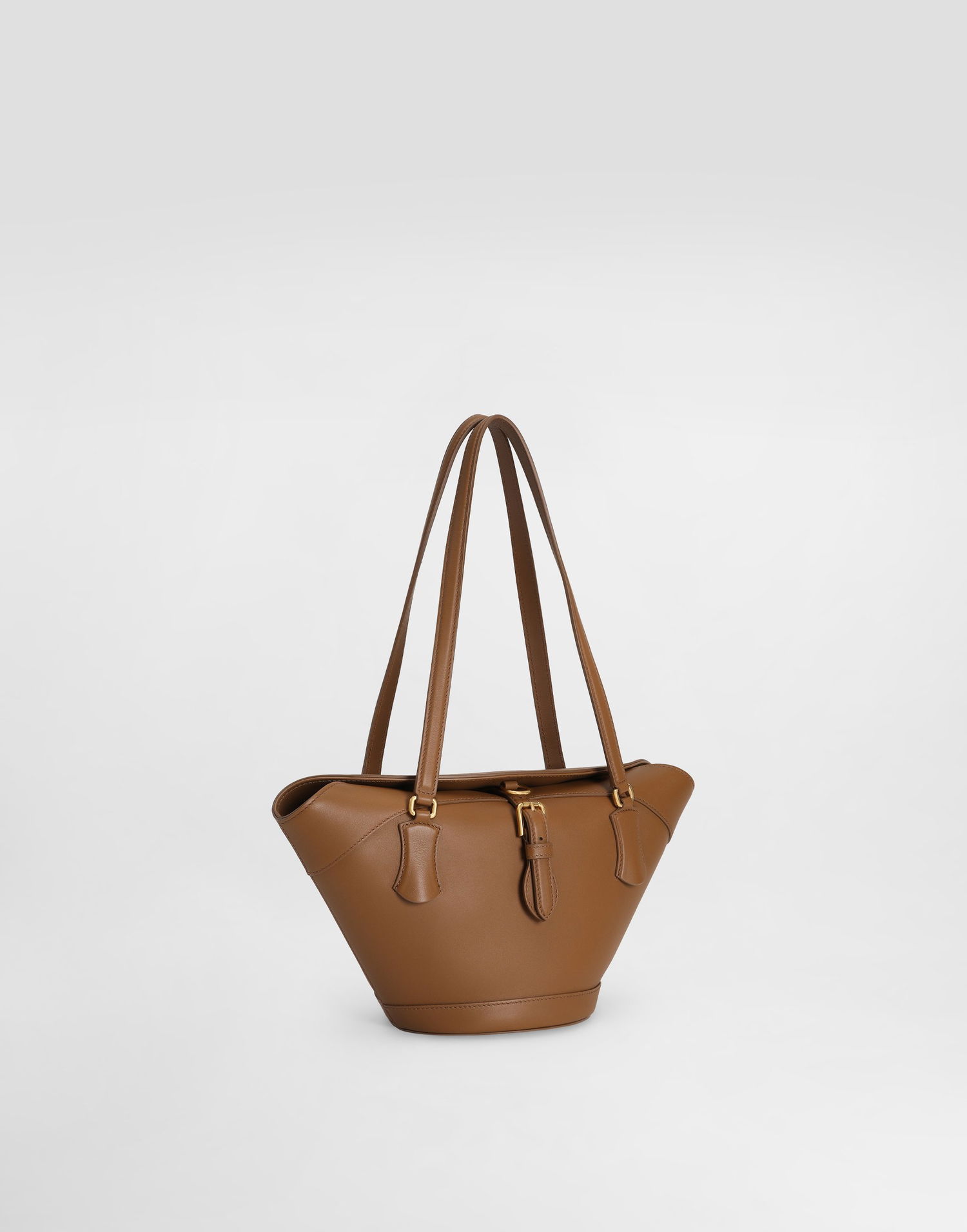 Tote bag Dolce & Gabbana Dolce & Gabbana Capri Coffa Calfskin Tote Bag Hnedá | BB7815AK2748Z093, 1