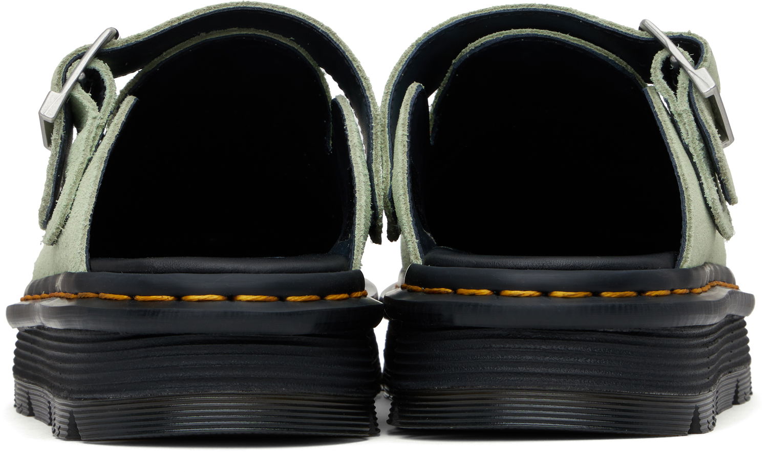 Tenisky a topánky Dr. Martens Zebzag Suede Slingback Platform Slip-On Loafers Zelené | 31937300, 1
