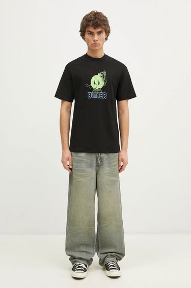 Tričko Butter Goods Black Graphic T-Shirt Čierna | BG243100, 4