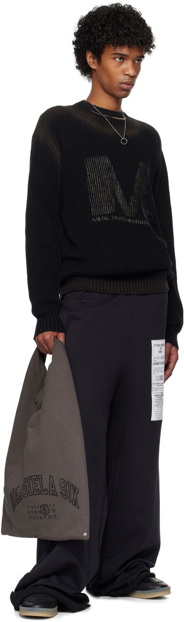 Sveter Maison Margiela MM6 Maison Margiela Crewneck Sweater Čierna | SH0HL0024 M13079, 3