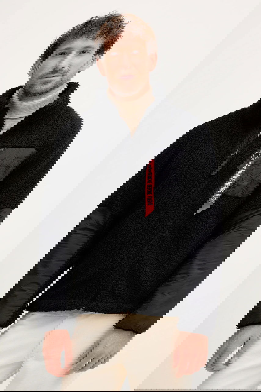 Bunda Alpha Industries Alpha Industries Fleece Jacket Čierna | 148118.03, 0