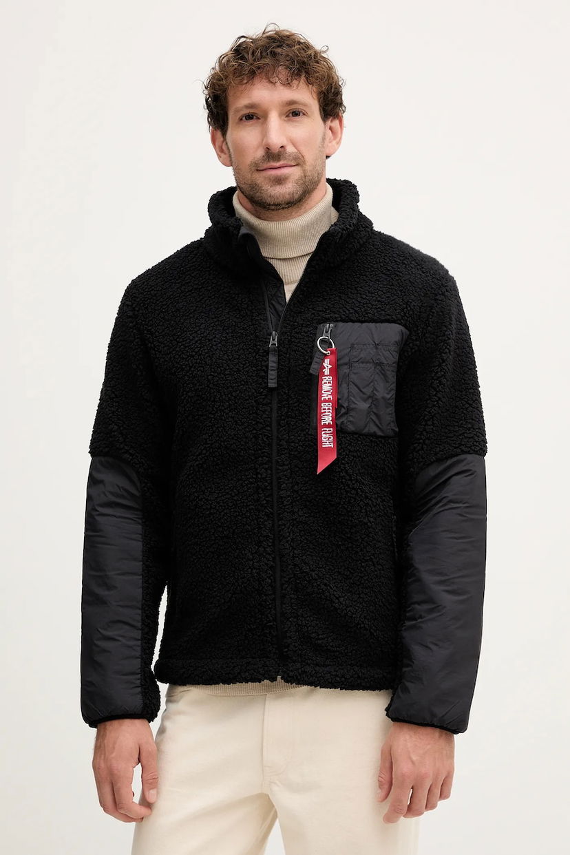 Bunda Alpha Industries Alpha Industries Fleece Jacket Čierna | 148118.03