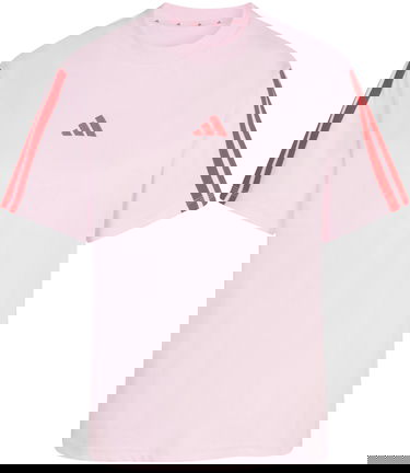 Tričko adidas Originals Short Sleeve T-Shirt Essentials 3 Stripes Ružová | kc5199, 0