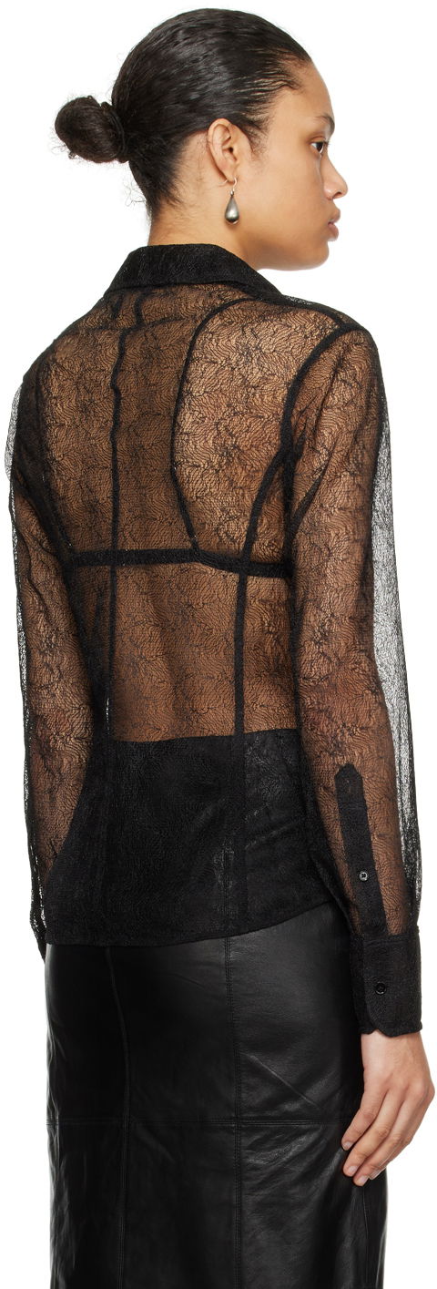 Helmut Lang Lace Fitted Shirt