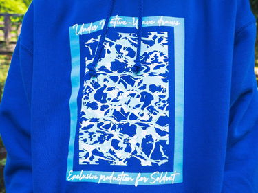 Mikina Under Native Taijitu Draws Hoodie *RARE* Modrá | UN6, 2