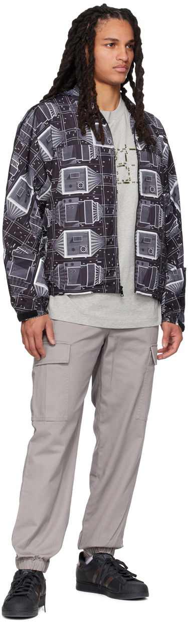 Vetrovka BILLIONAIRE BOYS CLUB Skyscraper Print Jacket Čierna | B23114, 3