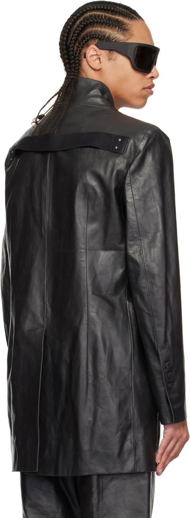 Bunda Rick Owens Rick Owens Hollywood Lido Leather Jacket Čierna | RU01E5753 LTP, 2