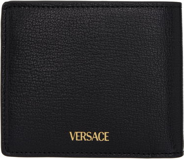 Peňaženka Versace Bifold Leather Wallet with Logo Accent Čierna | DPU2463_1A10544, 3