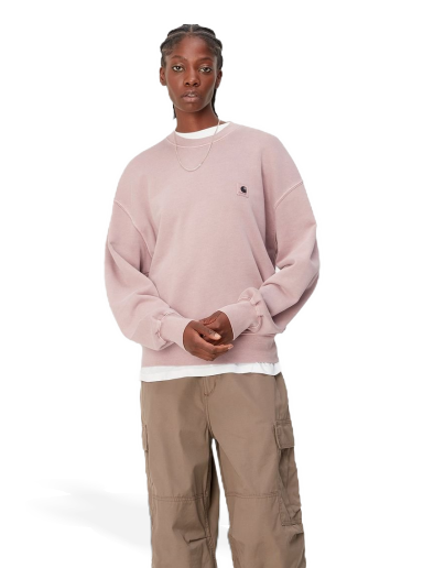 Nelson Sweatshirt "Glassy Pink garment dyed"