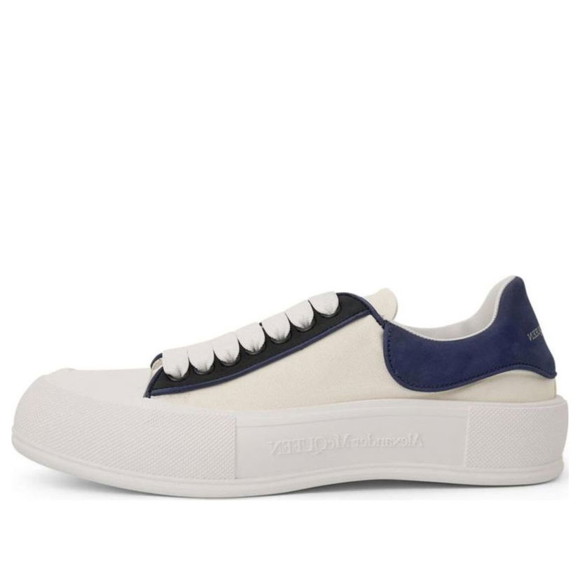 Tenisky a topánky Alexander McQueen Alexander McQueen Deck Plimsolls Biela | 735792W4TGY7797