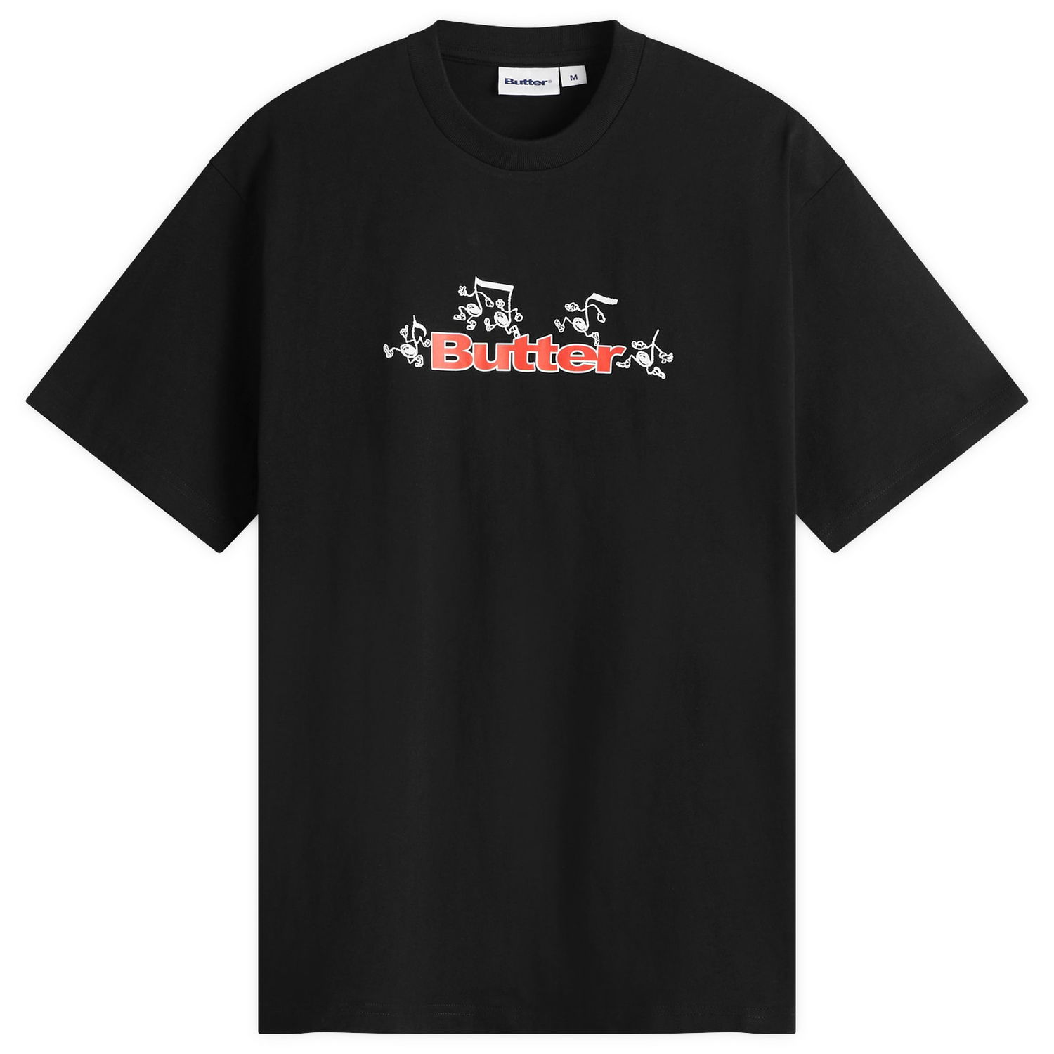 Tričko Butter Goods Tempo Logo T-Shirt, Size Large Čierna | BG252100-BLK, 1