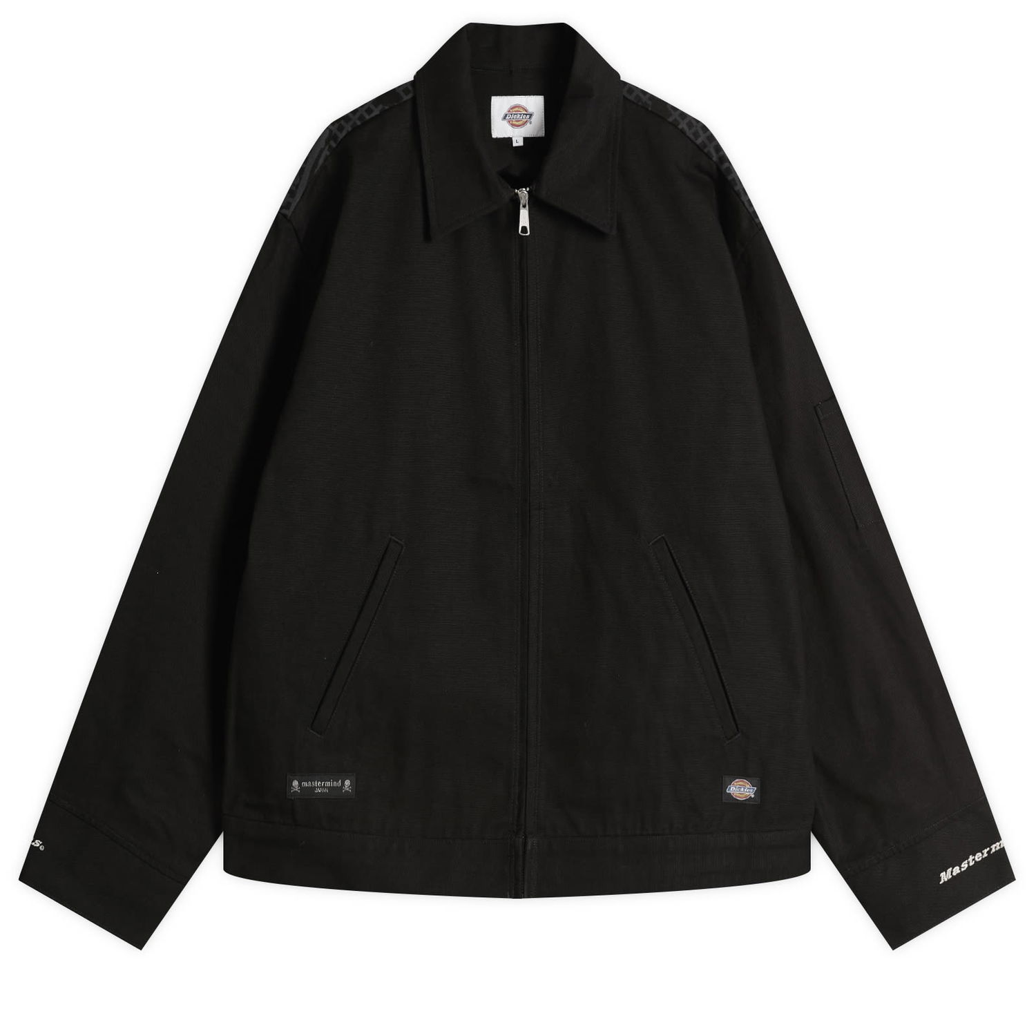 Bunda Mastermind WORLD MASTERMIND WORLD x Dickies Duck Jacket, Size Large Čierna | MJ25C14-BL101-2, 1