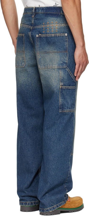 Džínsy Ksubi Maxx Operator Rodeo Distressed Carpenter Loose Fit Jeans Modrá | MFA25DJ034, 2