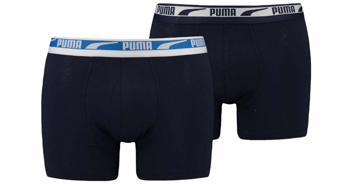 Boxerky Puma Multi Logo 2-pack Boxers Čierna | 701221416-002, 1