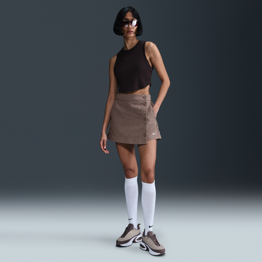 Sukňa Nike Sportswear Essential Woven Skirt with Inner Shorts Hnedá | HM6979-214, 0