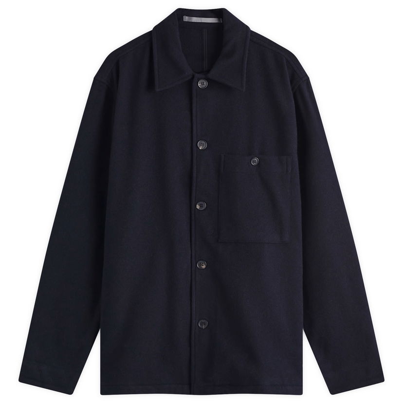 Košeľa NORSE PROJECTS Wool Overshirt Navy | N50-0261-7004