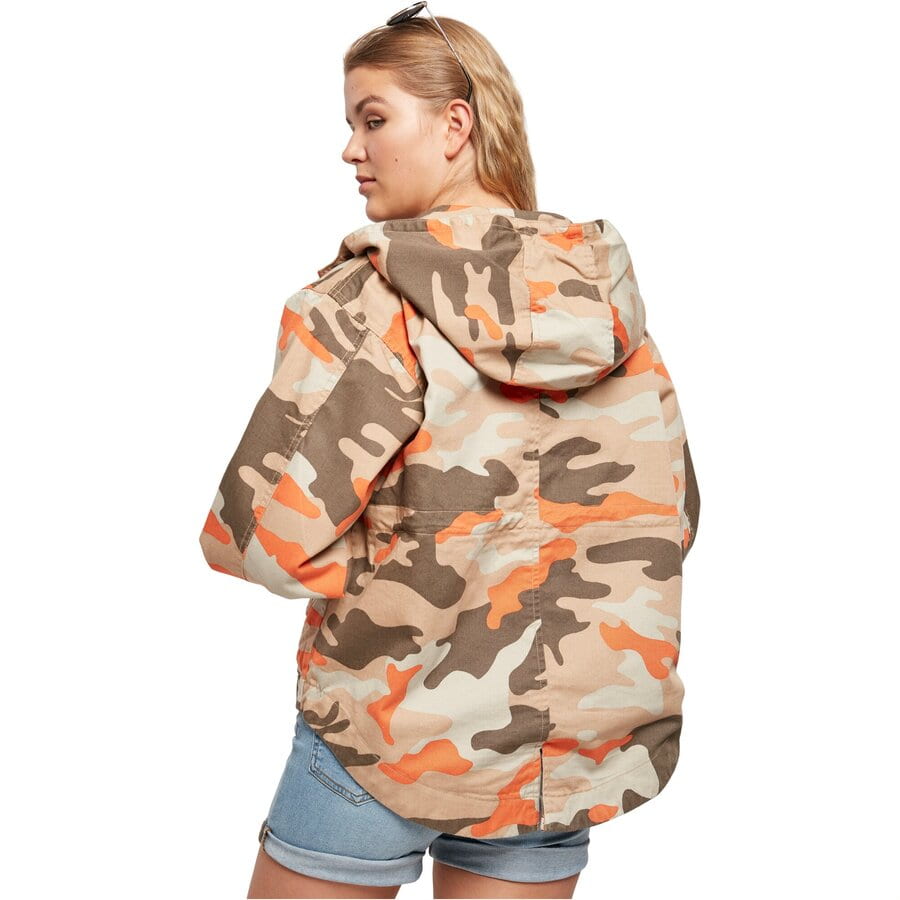 Bunda Urban Classics Oversized Parka Jacket Rôznofarebný | TB3429 Brick Camo, 1