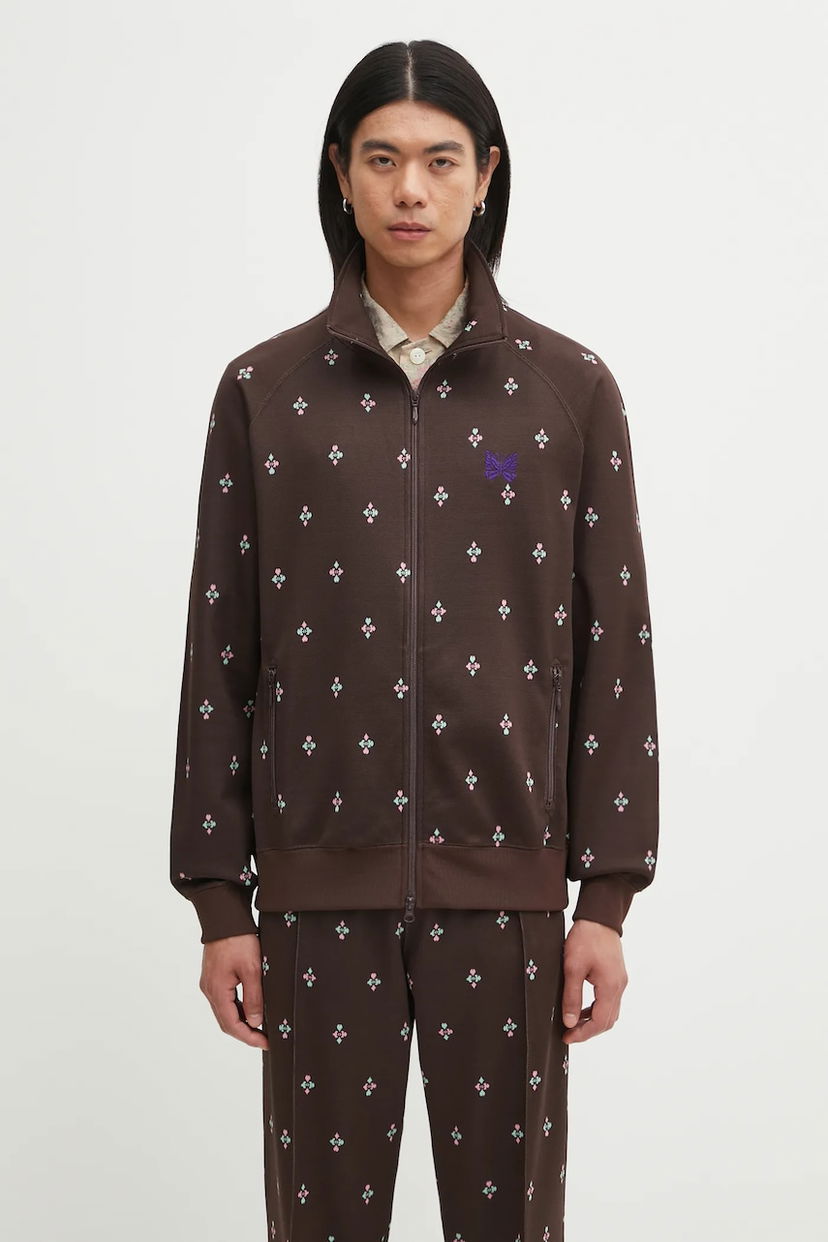 Bunda Needles Needles Track Jacket Hnedá | RW312
