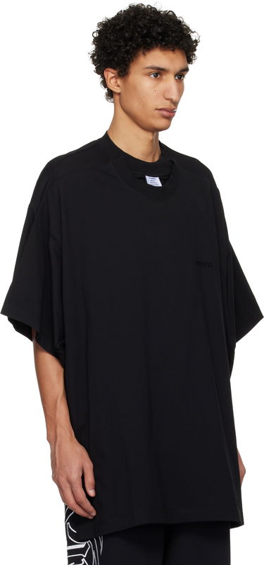 Tričko VETEMENTS Vetements Merged Double Oversized T-Shirt Čierna | UA66TR635B, 1