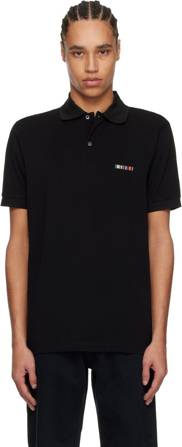 Polo tričko Paul Smith Paul Smith Signature Stripe Logo Cotton Polo Čierna | M1R-698P-NP4724-79, 0