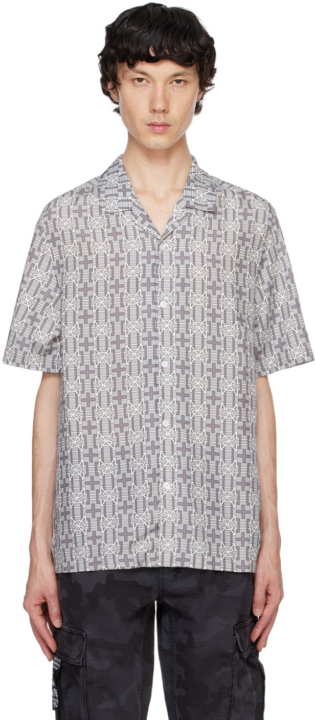 Košeľa Ksubi Resort Shirt Šedá | MFA24SH014