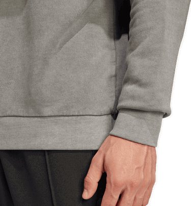 Sveter adidas Performance Manchester United Terrace Icons Half-Zip Top Šedá | JF0384, 3