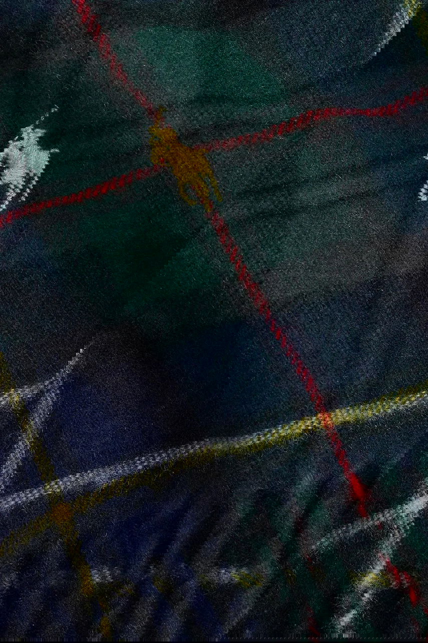 Šál Polo by Ralph Lauren Fringed Plaid Scarf with Embroidered Polo Player Rôznofarebný | 449959352, 1