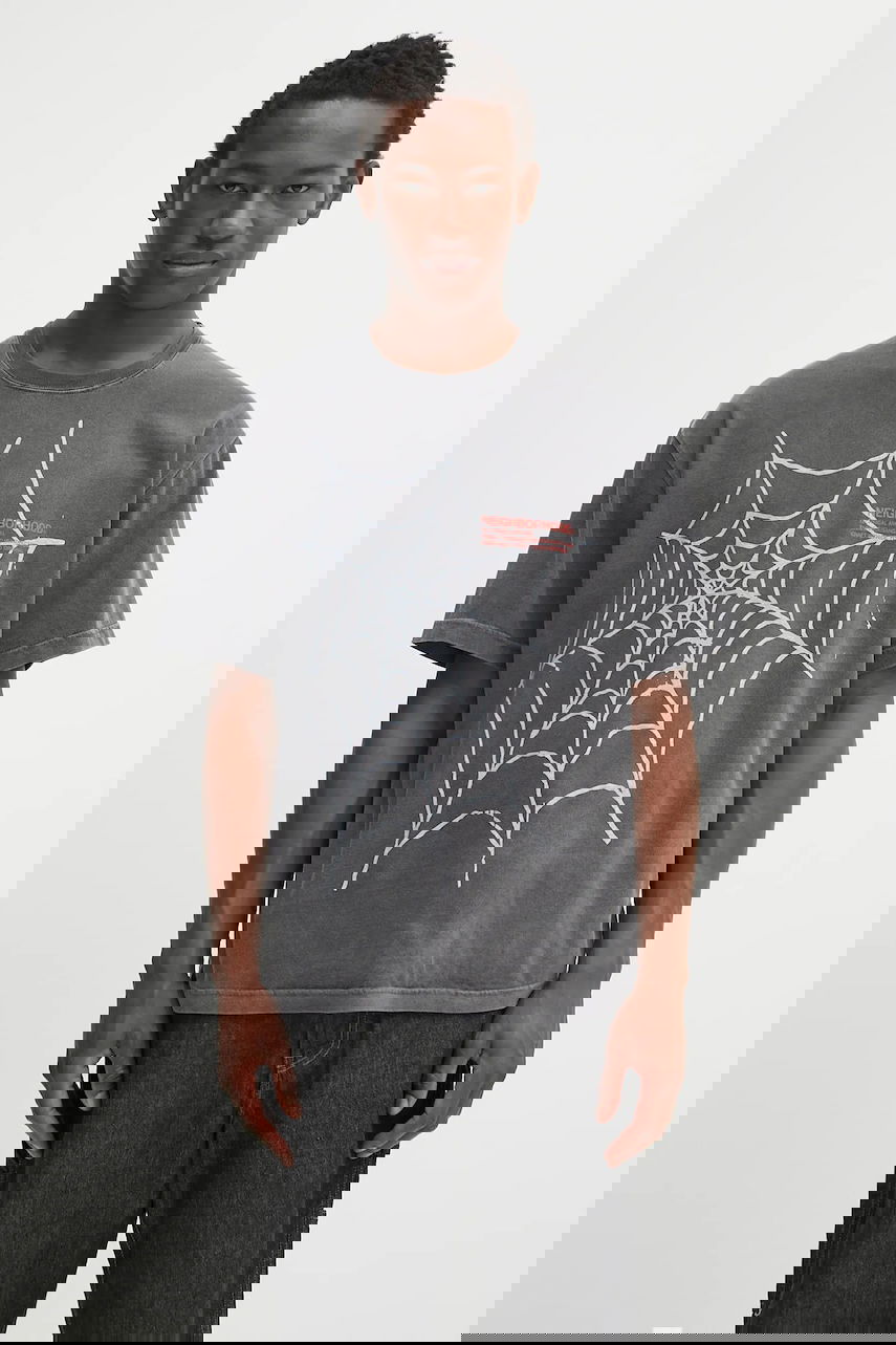 Tričko Neighborhood NEIGHBORHOOD Spiderweb Graphic Tee Šedá | 251PCNH.ST07, 0