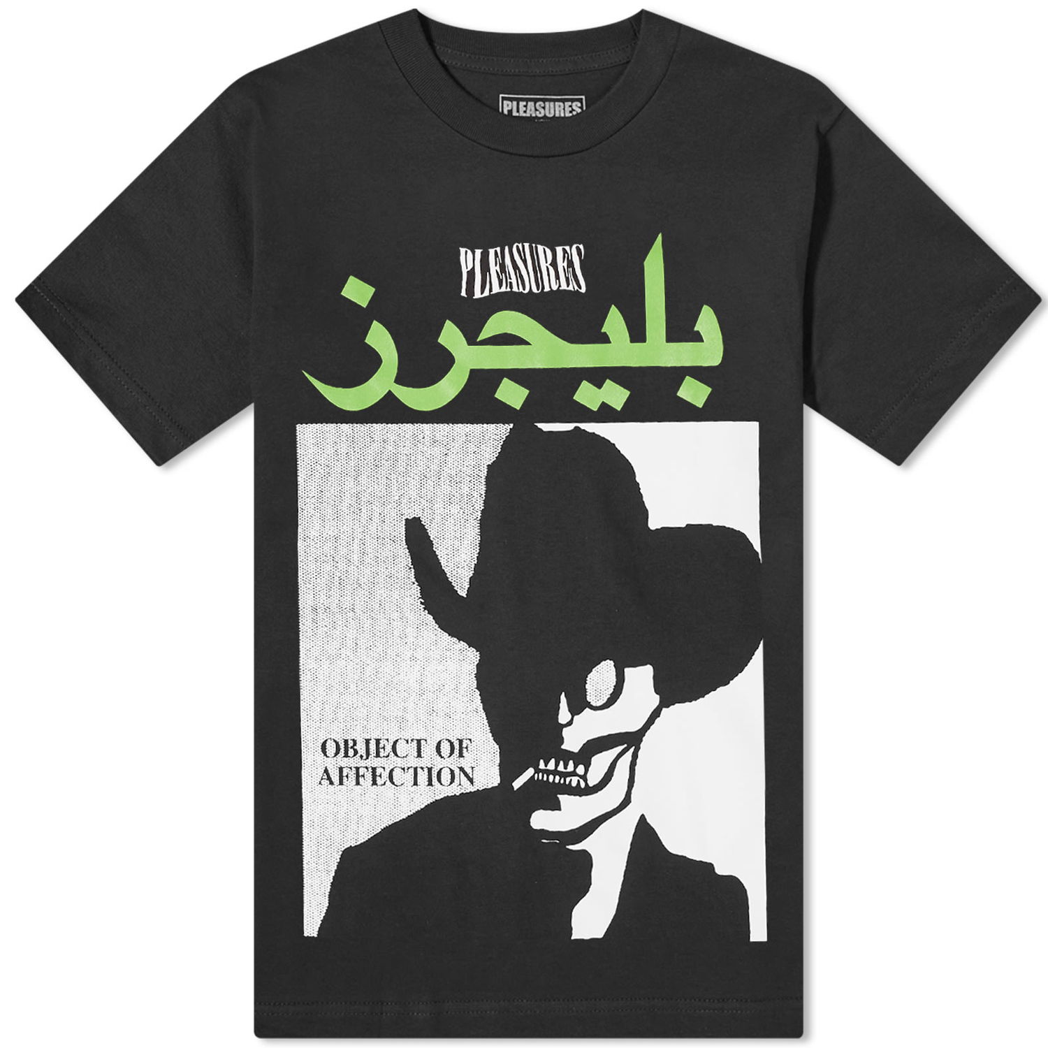 Tričko Pleasures Affection T-Shirt Čierna | P23W053-BLK, 0