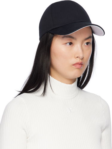 Šiltovka Courrèges Courrèges Signature 'AC' Cotton Cap Čierna | 125ACT039CO0024, 1