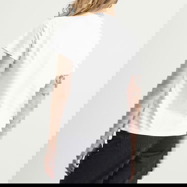 Tričko GANNI Cowboy Boot and Cactus Graphic T-Shirt Biela | A1050075-151, 3