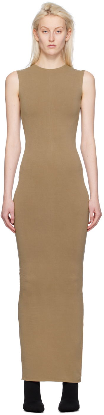 Šaty Entire Studios Entire Studios Sleeveless Maxi Dress Hnedá | ES2499CO, 0