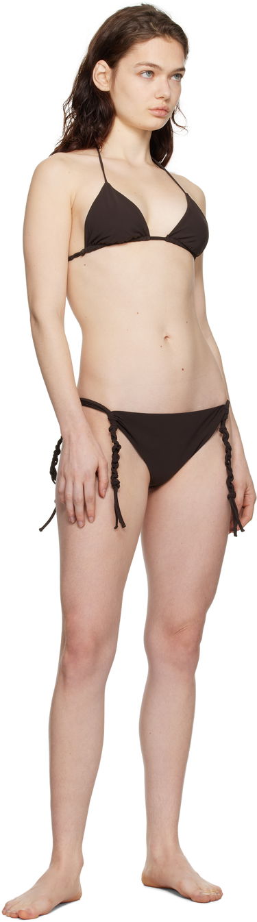 Plavky Jil Sander Tangle Bikini Top Hnedá | J40BR0002_J20011, 3