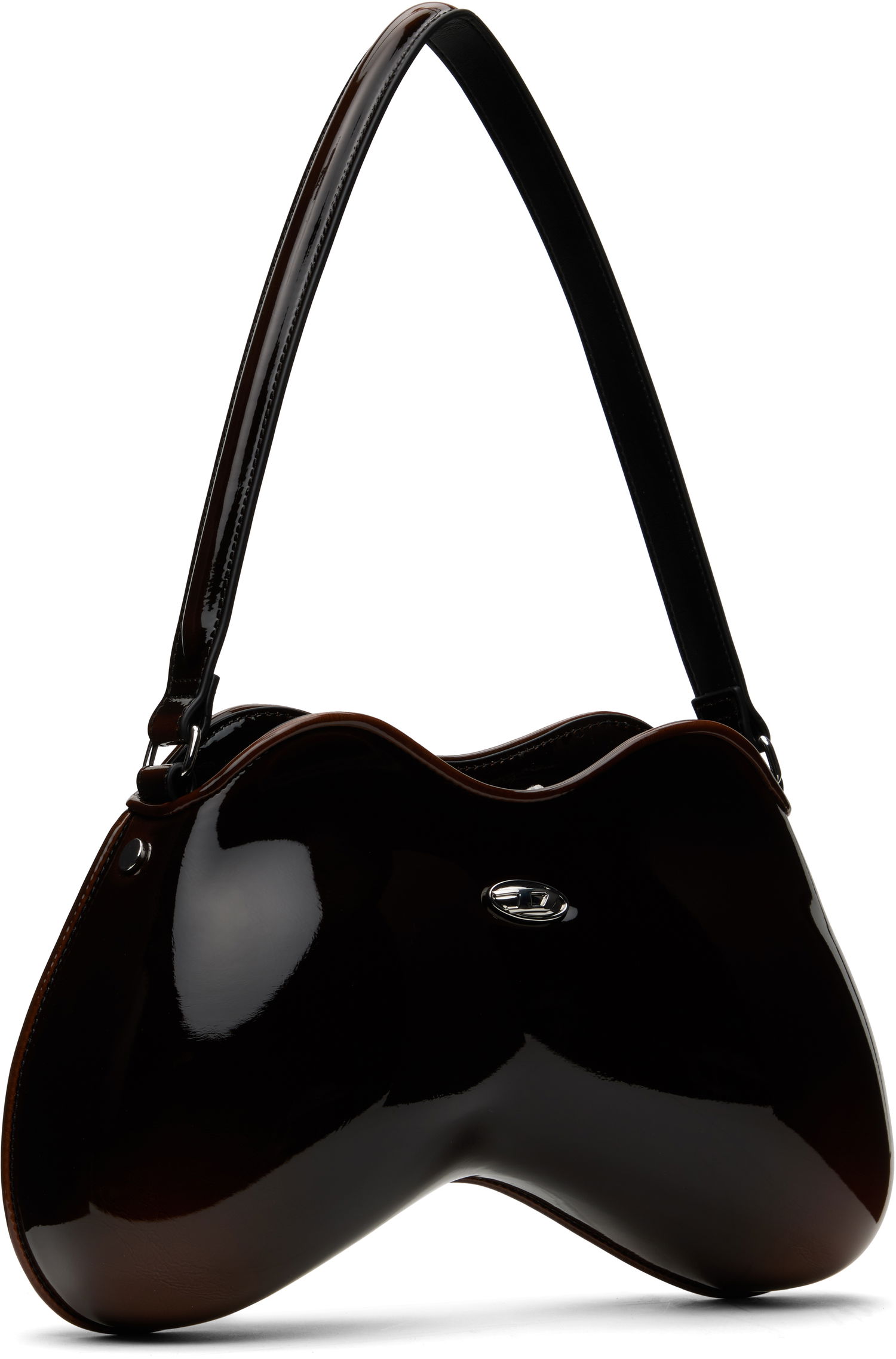 Taška cez rameno Diesel Diesel Double-D Shoulder Bag Čierna | X10327 P8008, 1