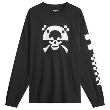 Tričko Neighborhood Neighborhood LS-5 Skull Print Long Sleeve T-Shirt, Size Large Čierna | 242PCNH-LT05-BLK, 0