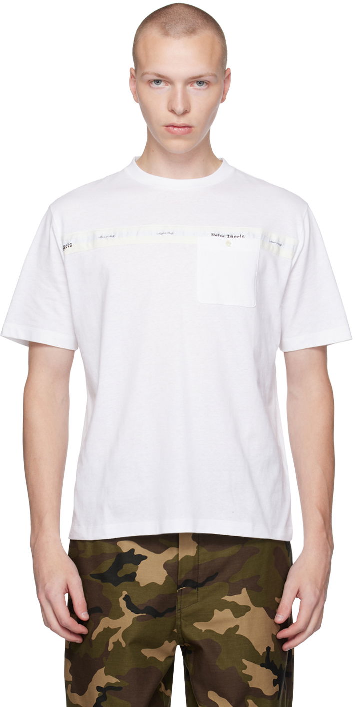 Tričko Palm Angels White Sartorial Biela | PMAA092E23JER0010103, 0