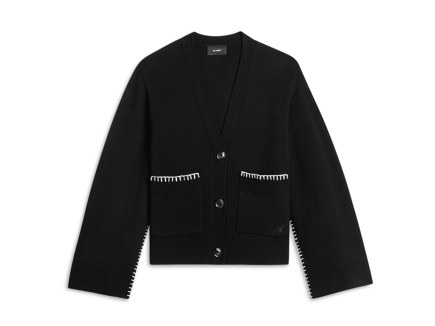 Sveter AXEL ARIGATO Glaze Relaxed Cardigan Čierna | A2134001, 1